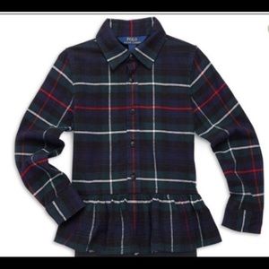 💚Ralph Lauren toddler peplum Top💚